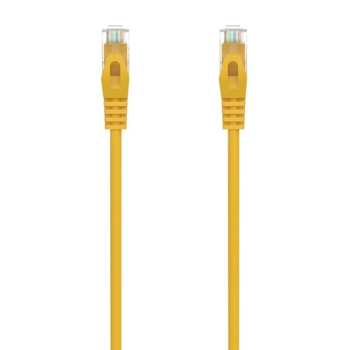 Aisens A145-0565 Cable de Red RJ45 UTP Cat 6A 50cm Amarillo
