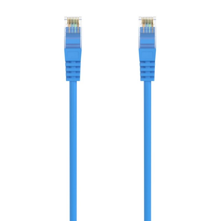 Aisens A145-0572 Cable de Red RJ45 UTP Cat 6A 50cm Azul