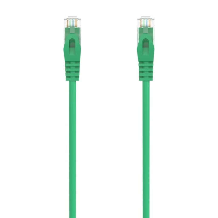 Aisens A145-0579 Cable de Red RJ45 UTP Cat 6A 50cm Verde