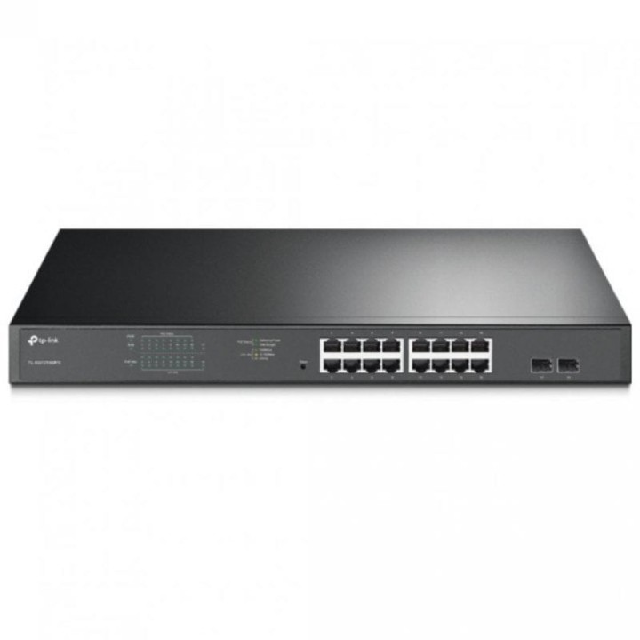 TP-Link TL-SG1218MPE Switch 16 Puertos Gigabit PoE+ 10/100/1000 Mbps + 2 Puertos SFP