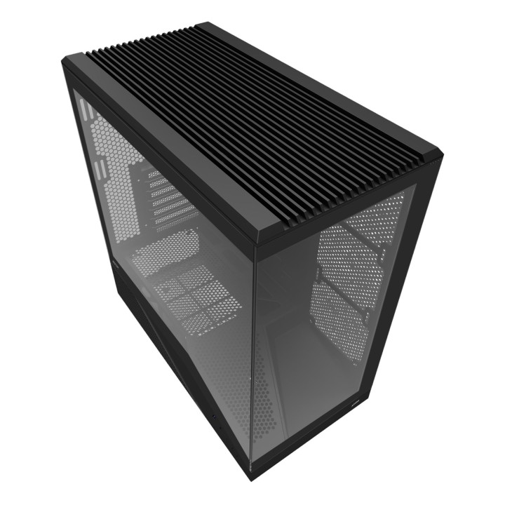 Caja Abysm Arian Frame A400 ARGB ATX Negra (AB123533)