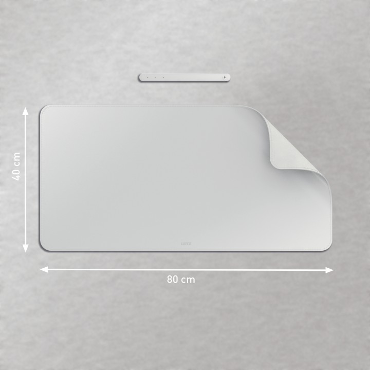 Alfombrilla Leitz 80x40cm Gris Claro (5382-00-85)