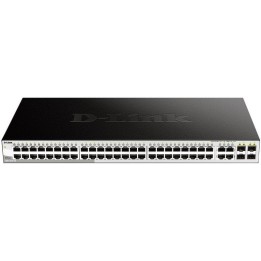D-Link DGS-1210-52/E Smart+ Switch Gestionado 48 Puertos Ethernet Gigabit + 4 Puertos Combo 1000BASE-T/SFP