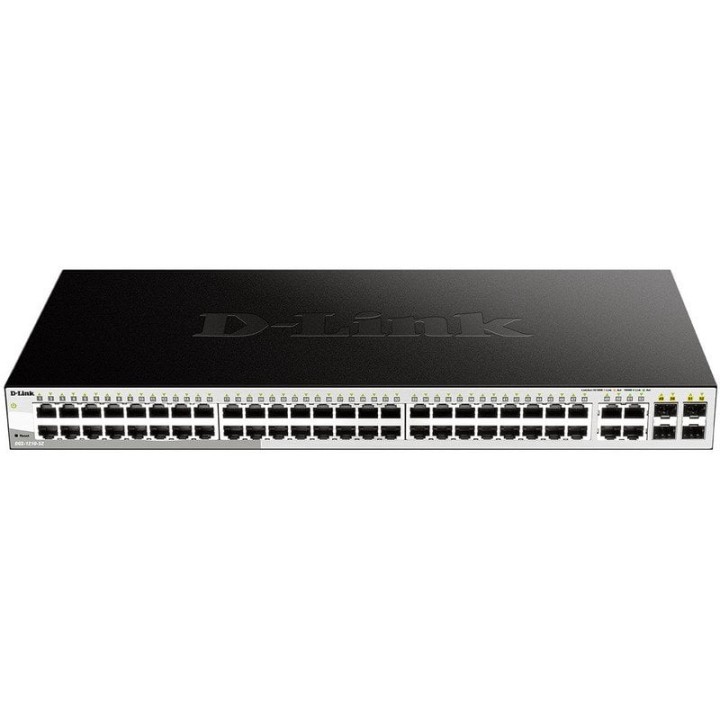 D-Link DGS-1210-52/E Smart+ Switch Gestionado 48 Puertos Ethernet Gigabit + 4 Puertos Combo 1000BASE-T/SFP