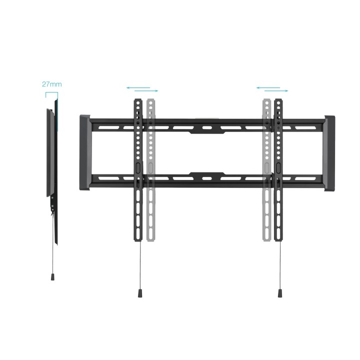 Soporte Pared TooQ 37"-80" Fijo Máx. 75Kg (LP1083F-B)
