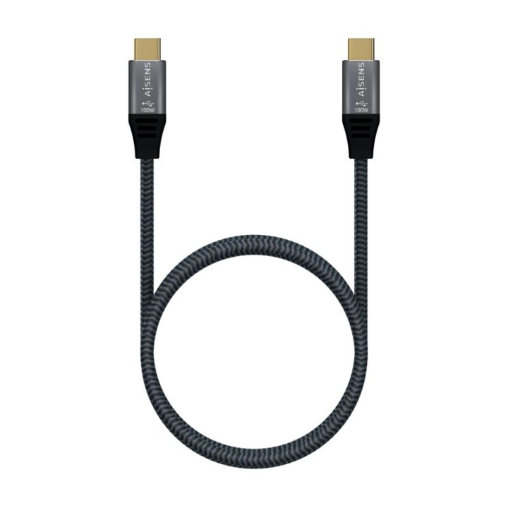 Aisens Cable USB-C Macho/Macho 2m Gris