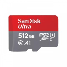 SanDisk Ultra microSDXC 512GB UHS-I A1 Clase 10 con Adaptador