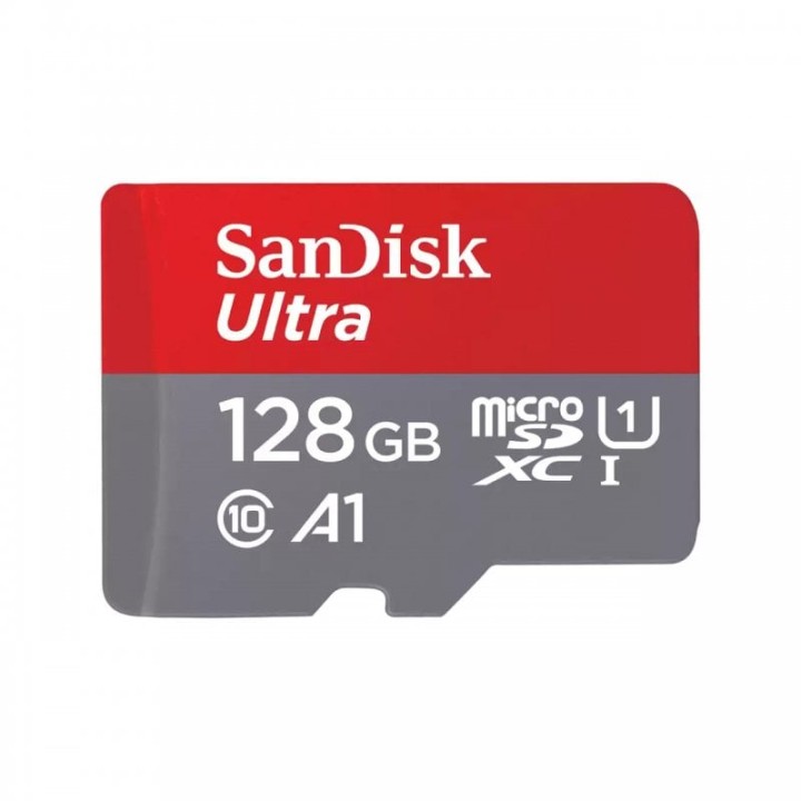 SanDisk Ultra microSDXC 128GB UHS-I A1 Clase 10 con Adaptador