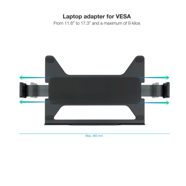 TooQ TQLH1117-B Soporte para Portátil hasta 17.3"