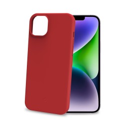 Funda CELLY Cromo iPhone 15 Plus Roja (CROMO1055RD)