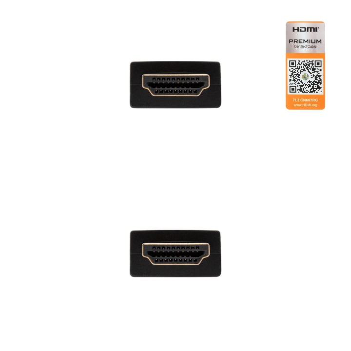 Nanocable HDMI A/M a HDMI A/M 1m Negro (10.15.3601)