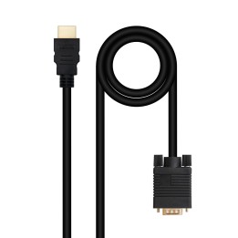 Nanocable HDMI/M a VGA/M 1.8m Negro (10.15.4348)