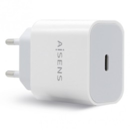 Aisens A110-0537 Cargador de Pared USB-C 20W Blanco