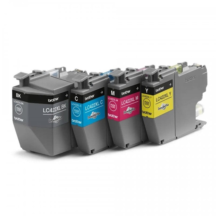 Cartuchos de Tinta Original Brother LC422XLVAL MultiPack Negro/Cian/Magenta/Amarillo