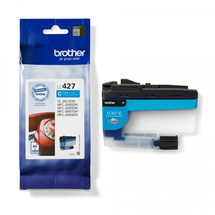 Cartucho de Tinta Original Brother LC427C Cian