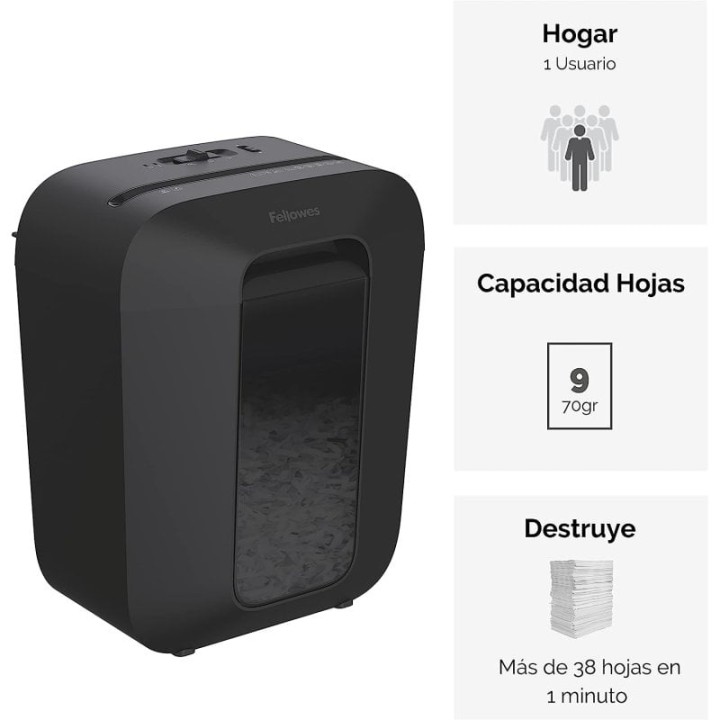 Fellowes Powershred LX50 Destructora de Papel Corte en Partículas 17L