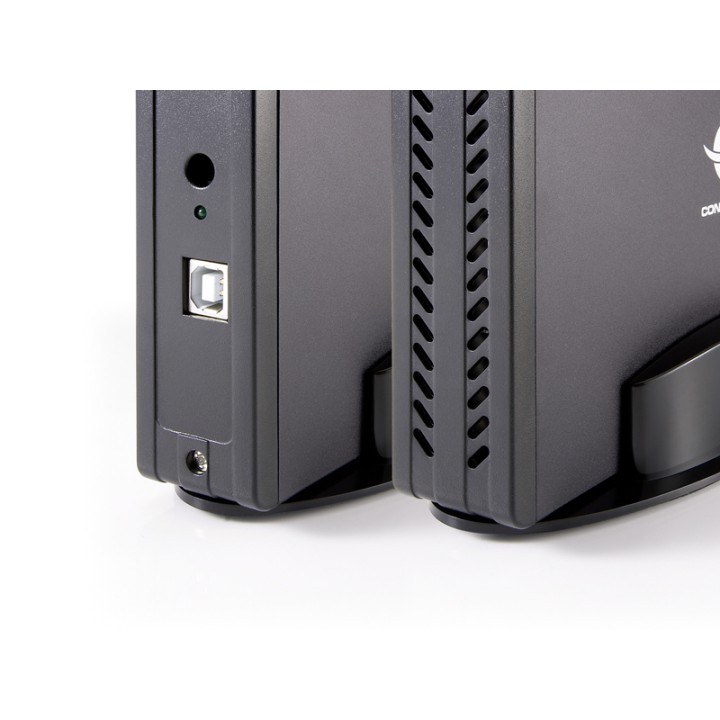 Caja CONCEPTRONIC HDD 3.5" SATA USB 2.0 Negra (CHD3SU)