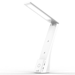 Cool Compact Lámpara LED con Base Qi Carga Inalámbrica Blanco