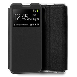 Cool Funda Flip Cover Liso Negra para Xiaomi Mi 12 Lite
