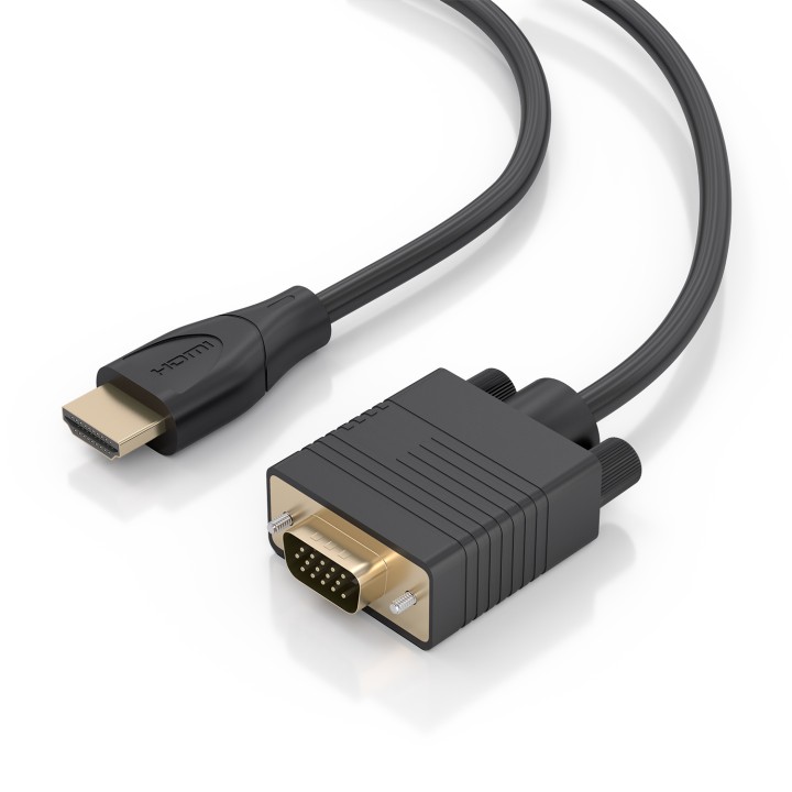 Conversor AISENS VGA/M a HDMI A/M 1m Negro (A122-1010)