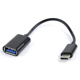 Gembird AB-OTG-CMAF2-01 Adaptador USB-C a USB 2.0 Macho/Hembra 0.2m Negro