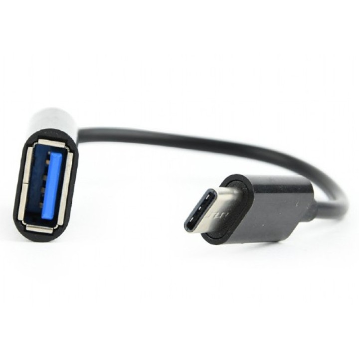 Gembird AB-OTG-CMAF2-01 Adaptador USB-C a USB 2.0 Macho/Hembra 0.2m Negro