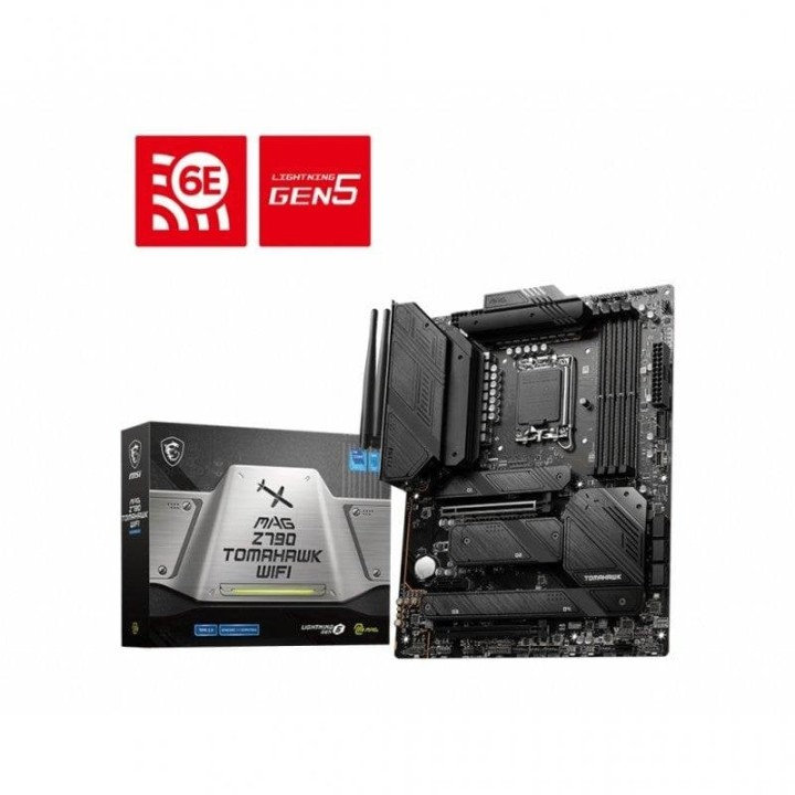 Placa Base MSI MAG Z790 TOMAHAWK WIFI Intel Z790 LGA1700 DDR5 ATX WiFi 6 2.5GbE PCIe 5.0 RGB