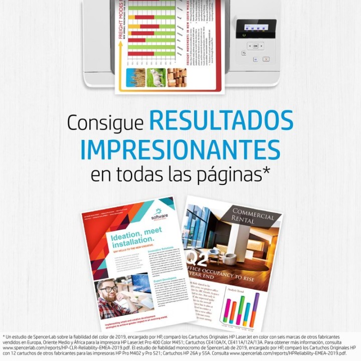 Tóner Original HP LaserJet 26x Alta Capacidad Negro Pack 2 Unidades