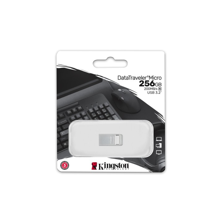 Pendrive Kingston Micro 256Gb USB-A 3.0 (DTMC3G2/256GB)