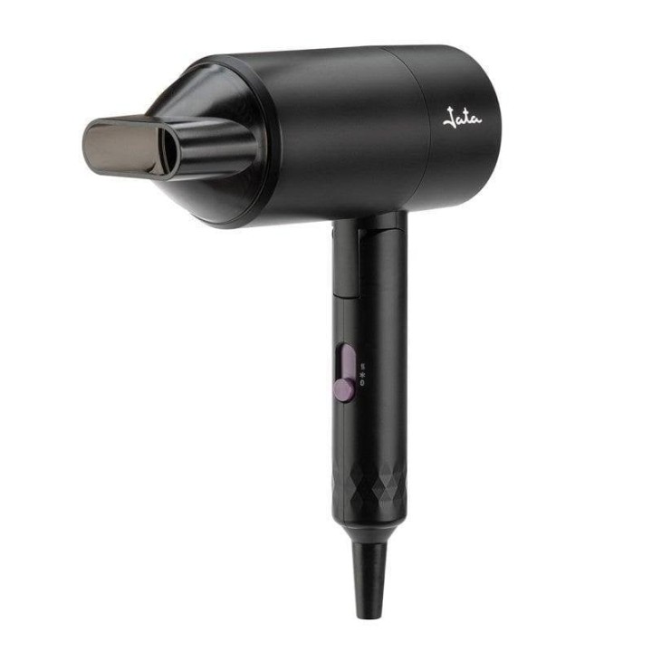 Secador de Pelo Plegable Jata JBSC1430 2200W 3 Temperaturas 3 Velocidades con Accesorios Negro