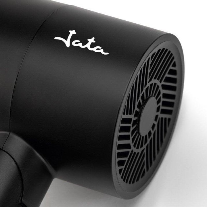 Secador de Pelo Plegable Jata JBSC1430 2200W 3 Temperaturas 3 Velocidades con Accesorios Negro