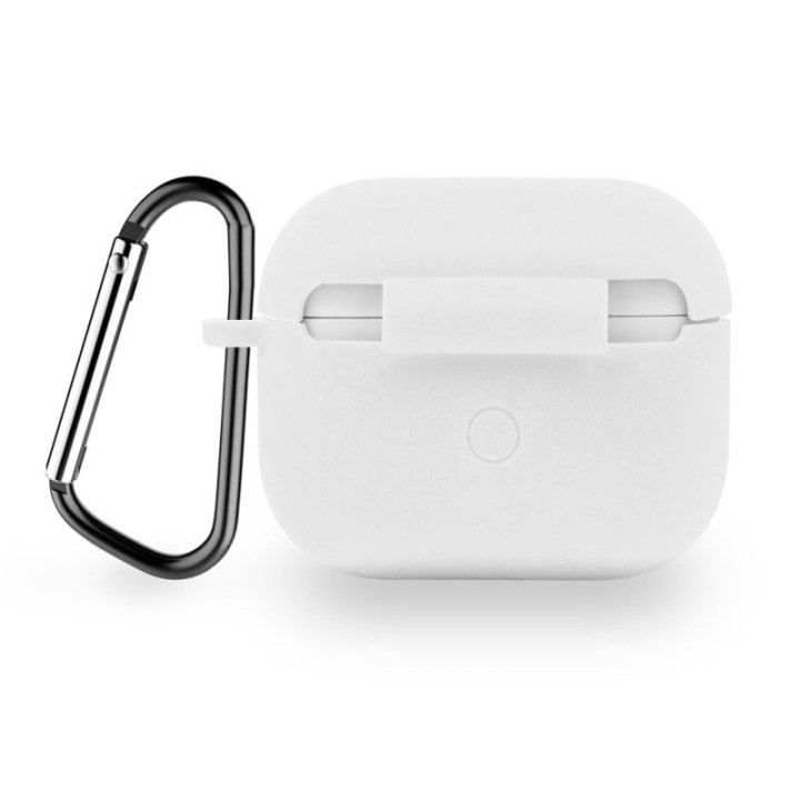 PcCom Essential Funda Protectora para AirPods 3 Blanca