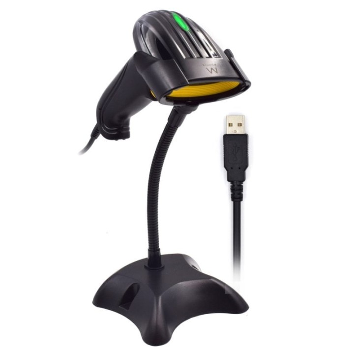 Ewent Lector de Códigos de Barras Láser 1D USB