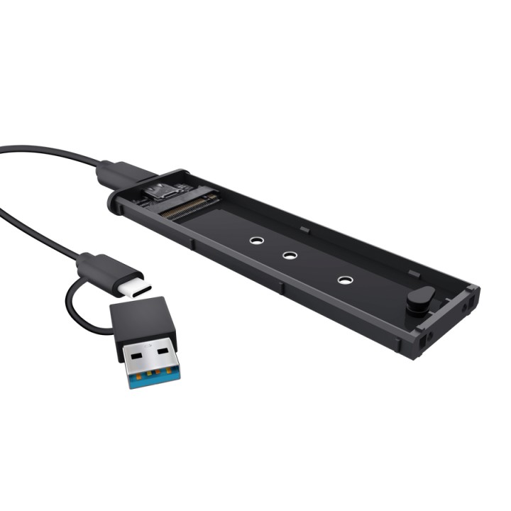 Caja Externa Trust SSD M.2 USB-C 3.0 Negra (25806)