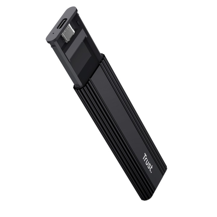 Caja Externa Trust SSD M.2 USB-C 3.0 Negra (25806)