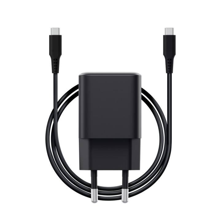 Cargador Pared Trust Maxo 65W USB-C +cable Negro(26046)
