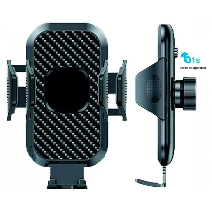 Cool Soporte Universal para Coche Negro Carbono