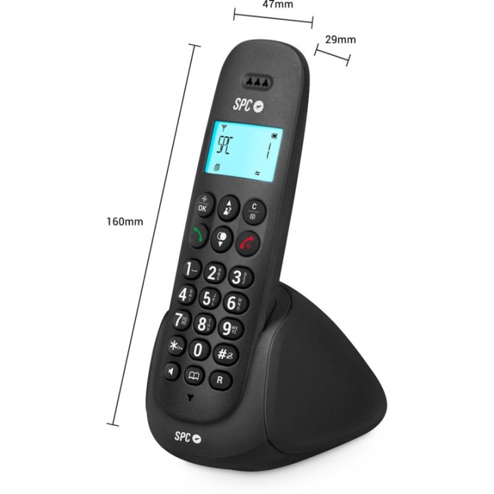 SPC Art 7310NS Teléfono Inalámbrico Negro