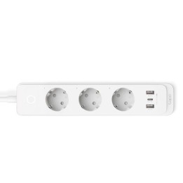 TP-Link Tapo P300 Regleta Inteligente WiFi 3 Tomas + 3 USB Carga Rápida Blanca