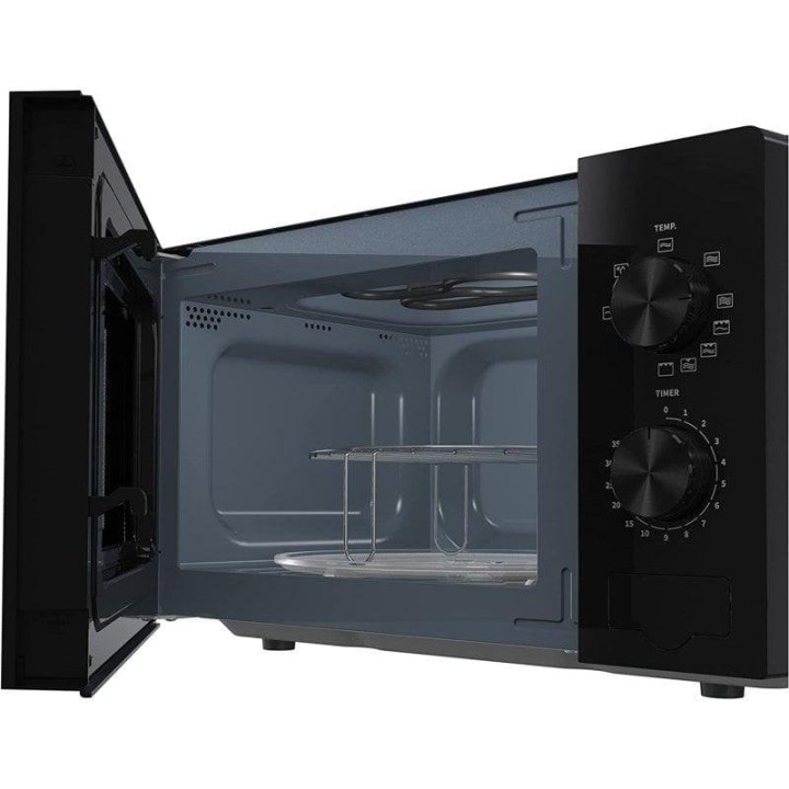 Hisense H20MOBP1G Microondas con Grill 20L 700W Negro