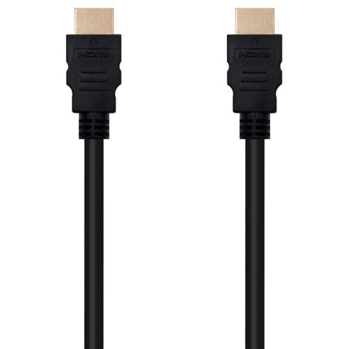 Nanocable Cable HDMI 1.4 de Alta Velocidad HEC Audio Video Con Ethernet 1.8m Negro