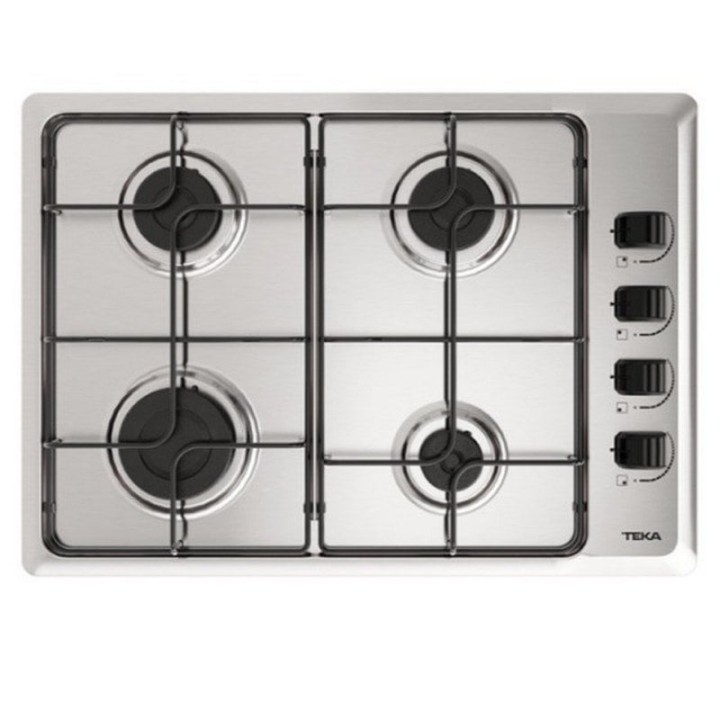 Teka HLX 540 Placa de Gas 4 Zonas 60cm Acero Inoxidable