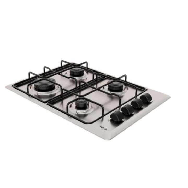 Teka HLX 540 Placa de Gas 4 Zonas 60cm Acero Inoxidable