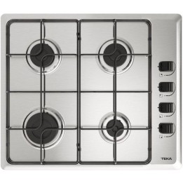 Teka HLX 640 KL Placa de Gas Natural 4 Zonas 58cm Acero Inoxidable