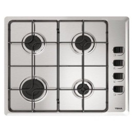 Teka HLX 640 KL Placa de Gas Butano 4 Zonas 58cm Acero Inoxidable