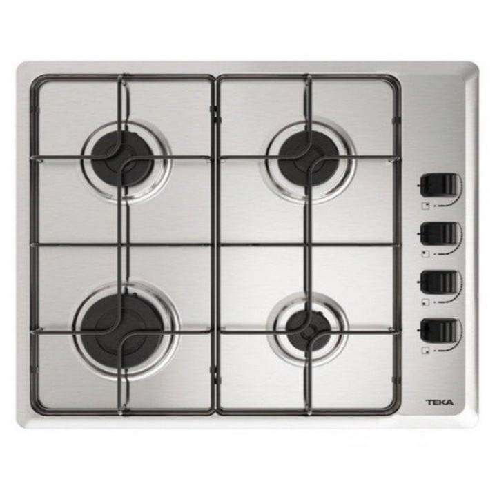 Teka HLX 640 KL Placa de Gas Butano 4 Zonas 58cm Acero Inoxidable