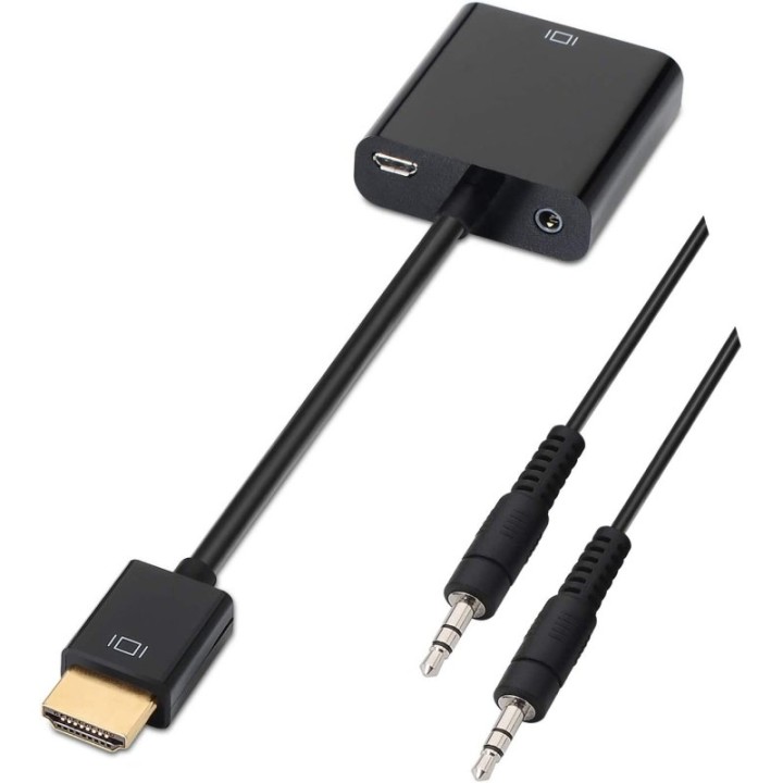 Aisens A122-0126 Adaptador HDMI a SVGA con Audio Macho/Hembra