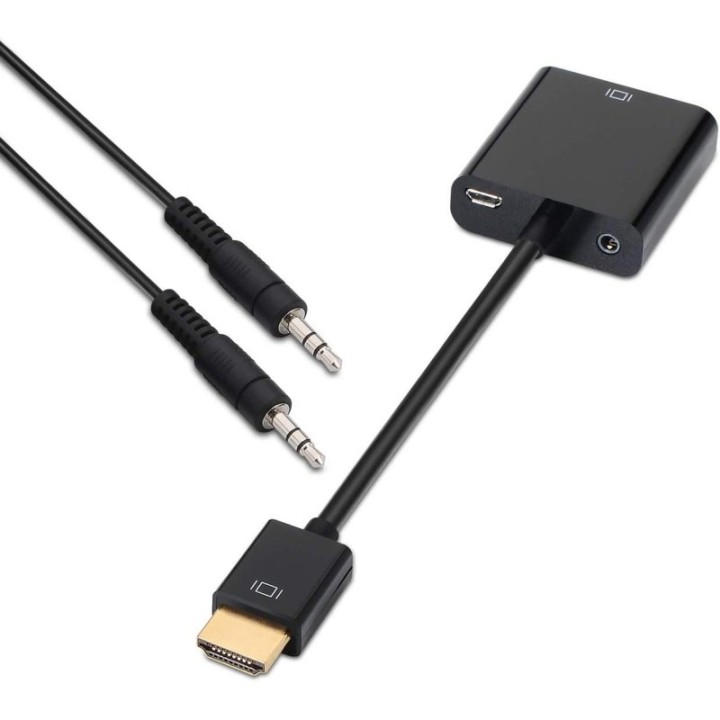 Aisens A122-0126 Adaptador HDMI a SVGA con Audio Macho/Hembra