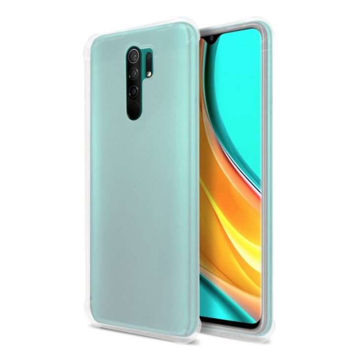 PcCom Essential Funda Antishock Transparente para Xiaomi Redmi 9