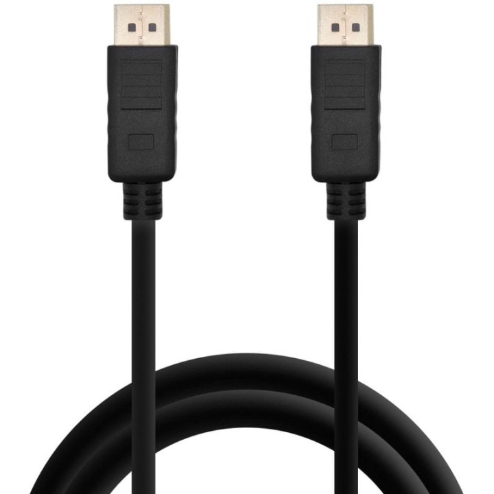 PcCom Essential Cable DisplayPort 1.2 Macho/Macho 4K 1.8m Negro